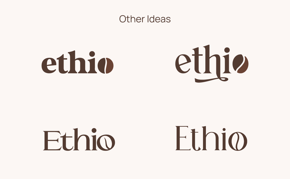 Additional Ethio logo ideas.